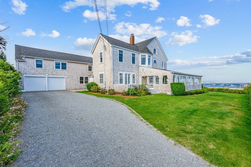Attached, Backyard, Exterior, Facade, Cape Cod