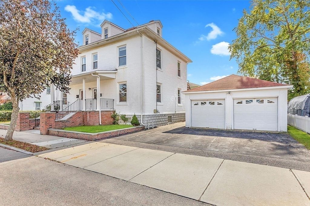 Attached, Detached Garage, Exterior, Facade, French Provincial