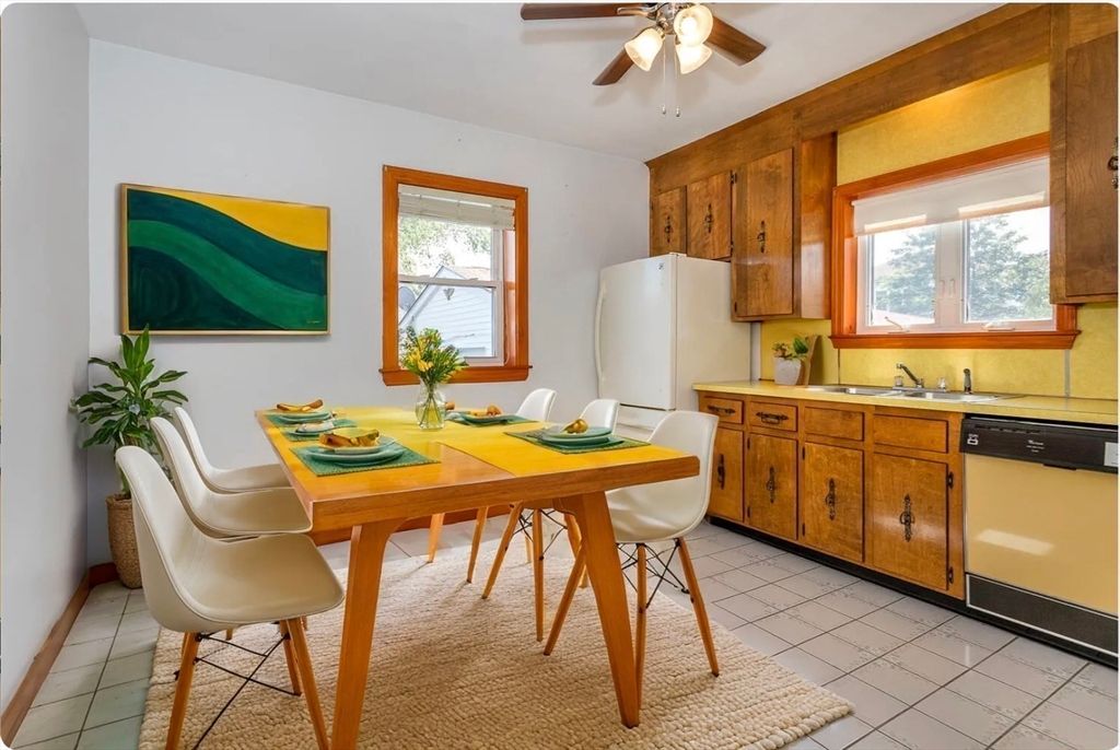 Dining room, Interior, Kitchen