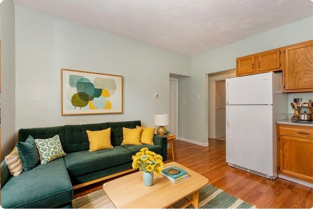 Interior, Kitchen, Living room, Wood Texture Flooring