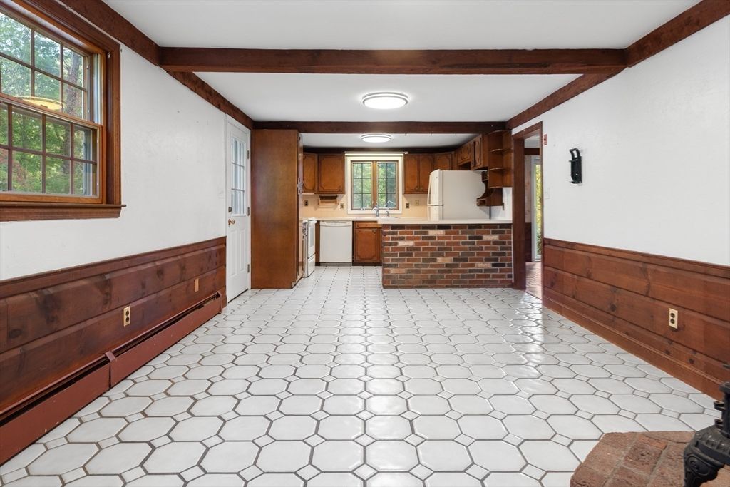 Interior, Kitchen, Wooden Walls