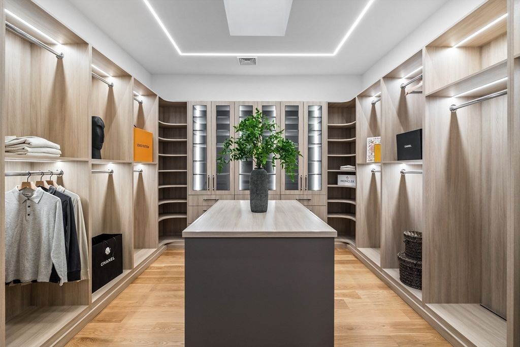 Interior, Walk-in Closets, Wood Texture Flooring
