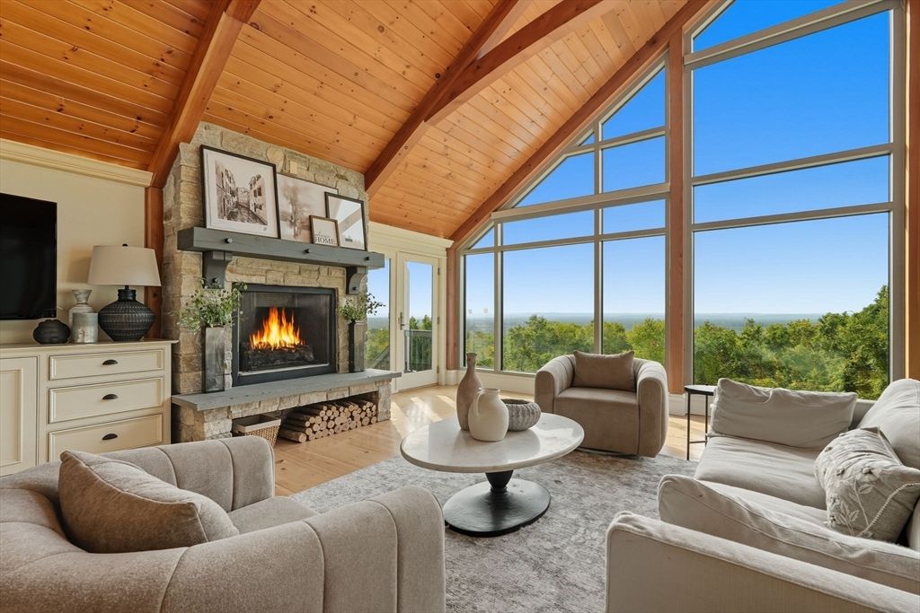 Fireplace, Interior, Living room, Wooden Beams, Wooden Ceilings, Wood Texture Flooring