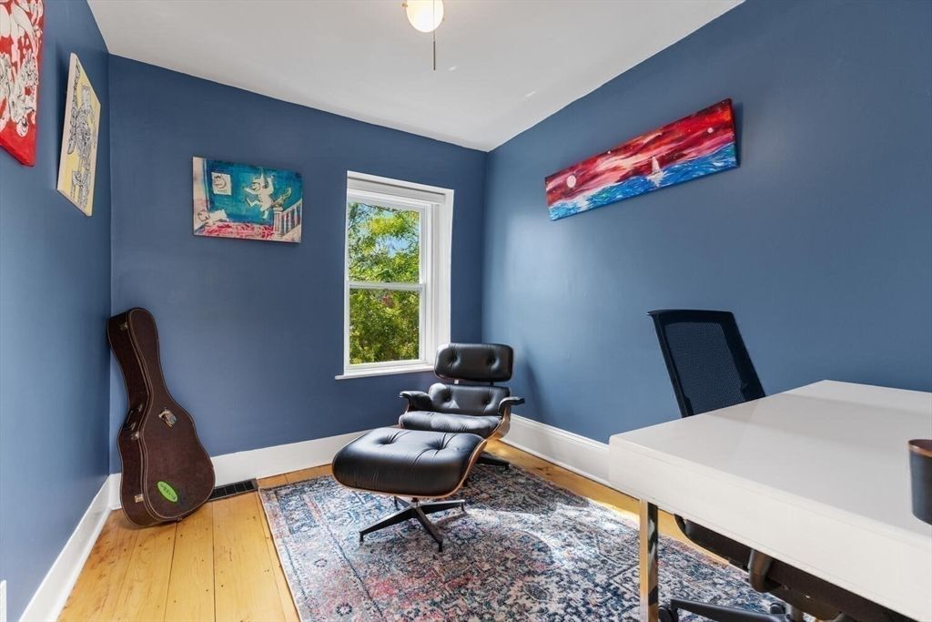 Home Office, Interior, Wood Texture Flooring
