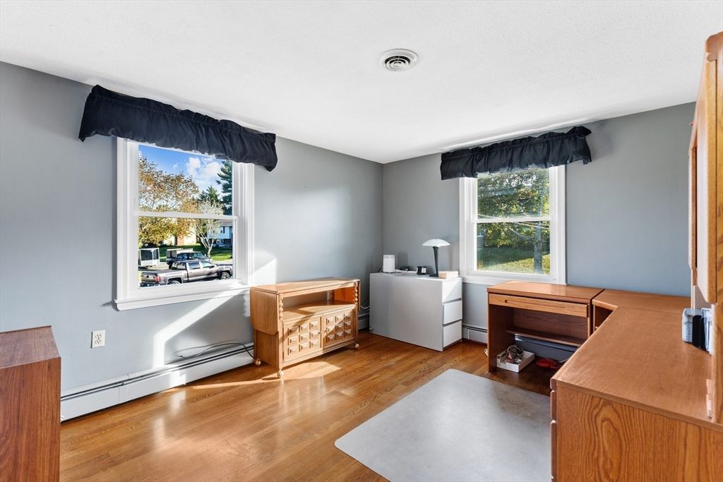 Home Office, Interior, Wood Texture Flooring