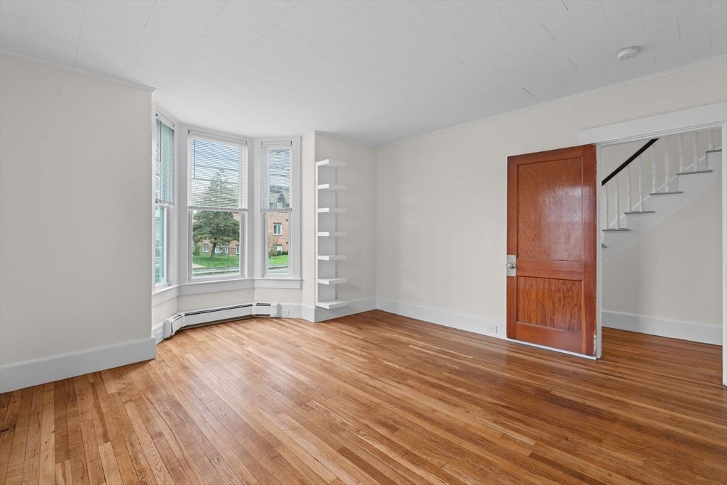 Empty room, Interior, Wood Texture Flooring