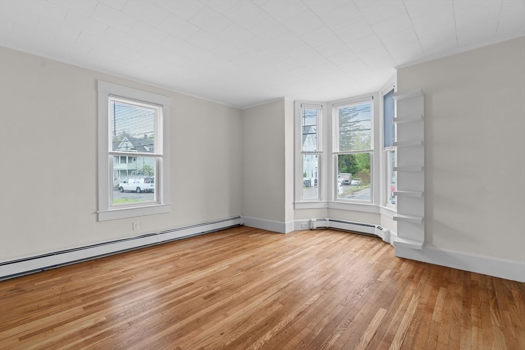 Empty room, Interior, Wood Texture Flooring