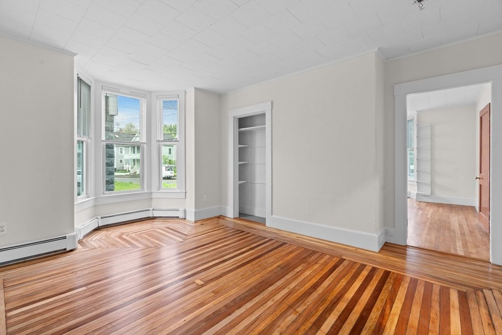 Empty room, Interior, Wood Texture Flooring