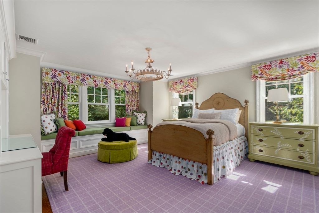 Bedroom, Chandelier, Interior