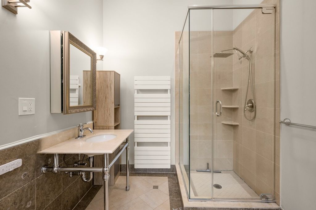 Bathroom, Glass Shower, Interior