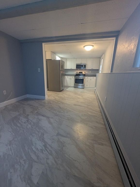 Interior, Kitchen, Marble, Stainless Steel Appliances