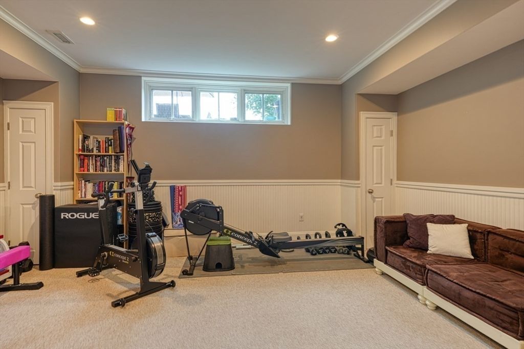 Fitness Equipment, Interior, Recessed Lighting