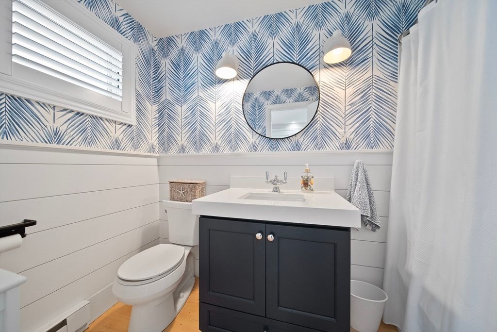 Bathroom, Interior, Wood Texture Flooring