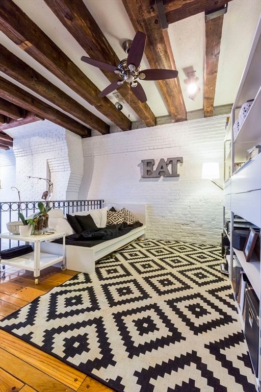 Interior, Living room, Wooden Beams, Wood Texture Flooring