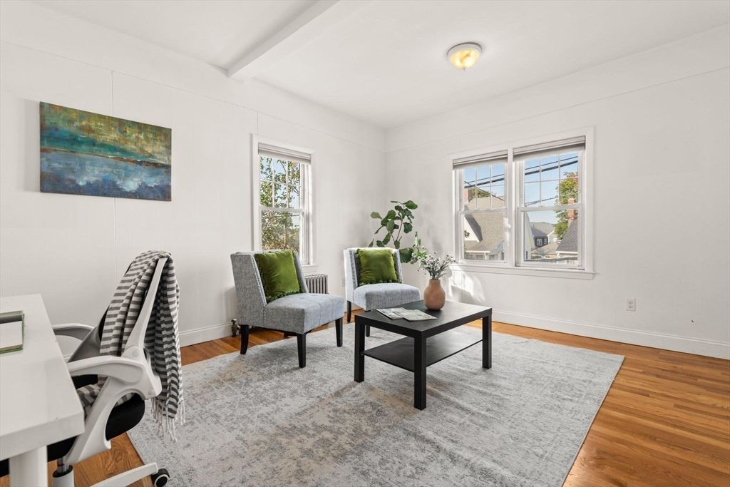 Home Office, Interior, Wood Texture Flooring
