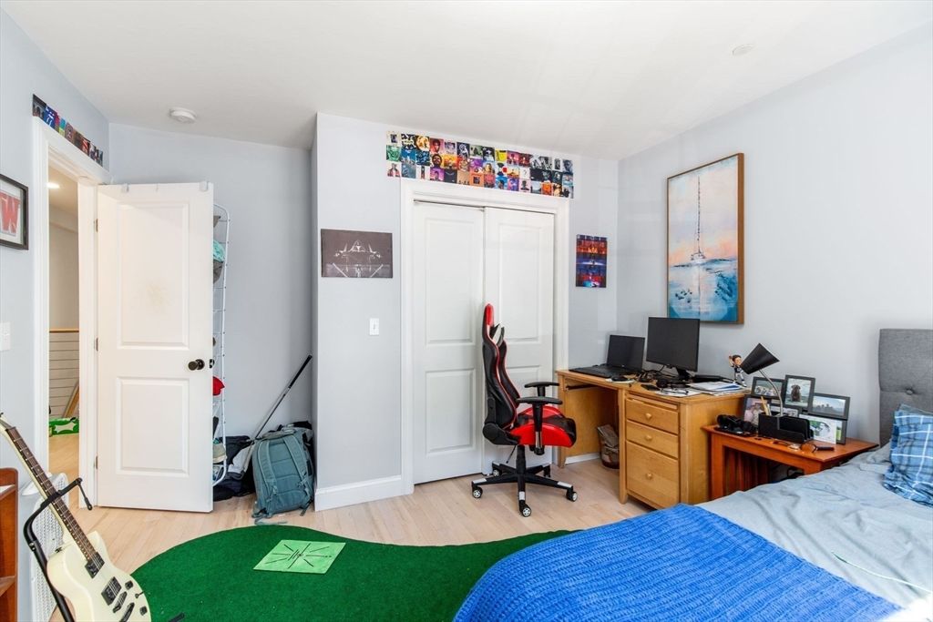 Bedroom, Home Office, Interior, Wood Texture Flooring