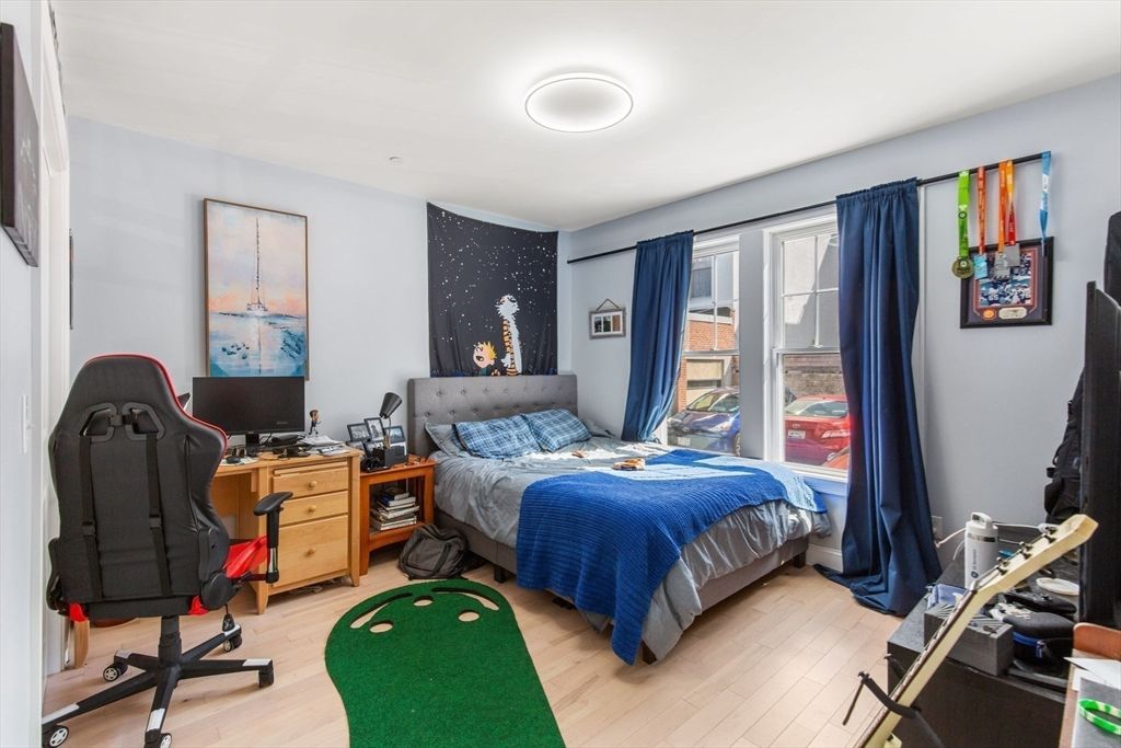 Bedroom, Home Office, Interior, Wood Texture Flooring