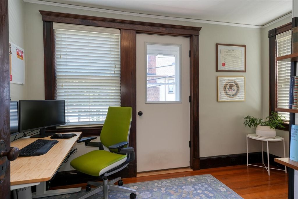 Home Office, Interior, Wood Texture Flooring