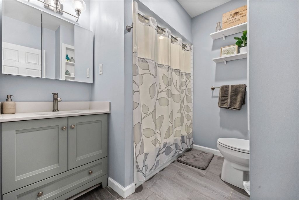 Bathroom, Interior, Wood Texture Flooring