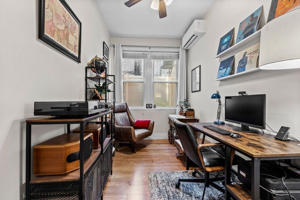 Home Office, Interior, Wood Texture Flooring