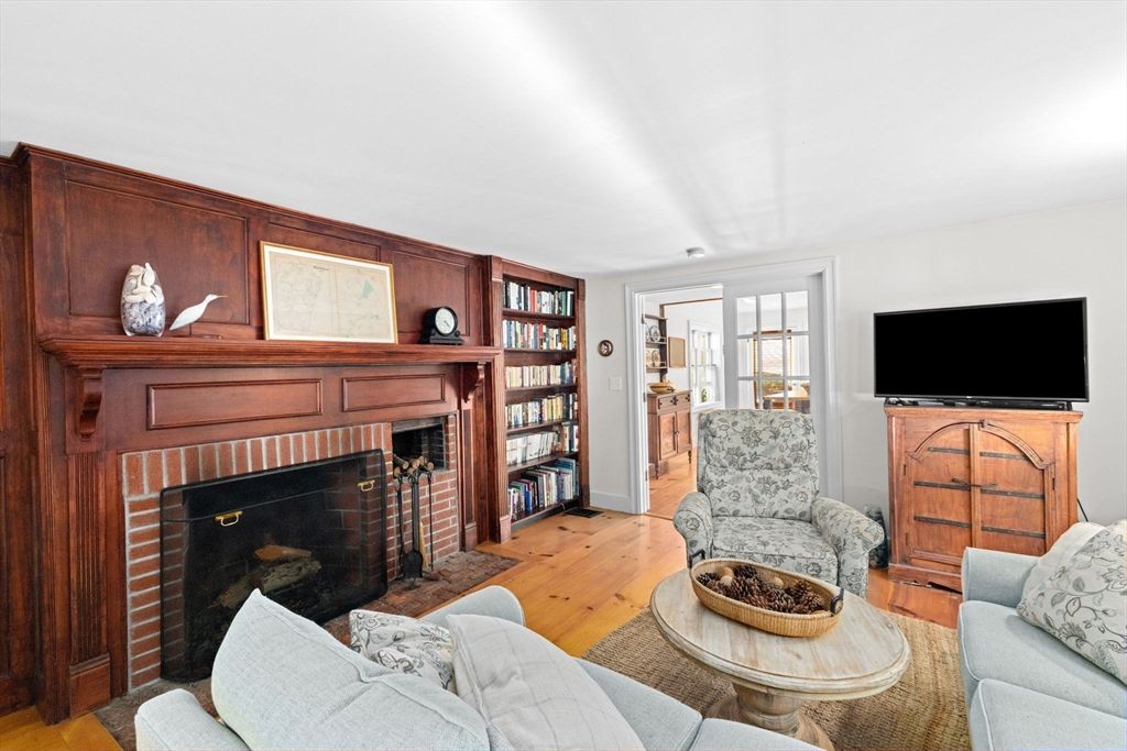 Fireplace, Interior, Living room, Wood Texture Flooring