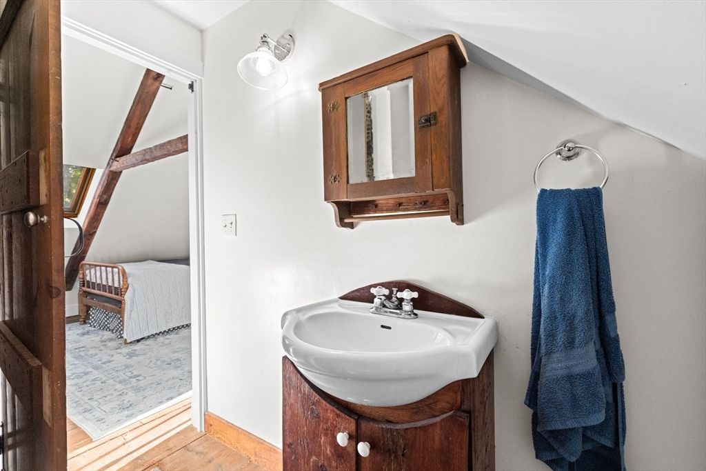 Bathroom, Interior, Wood Texture Flooring