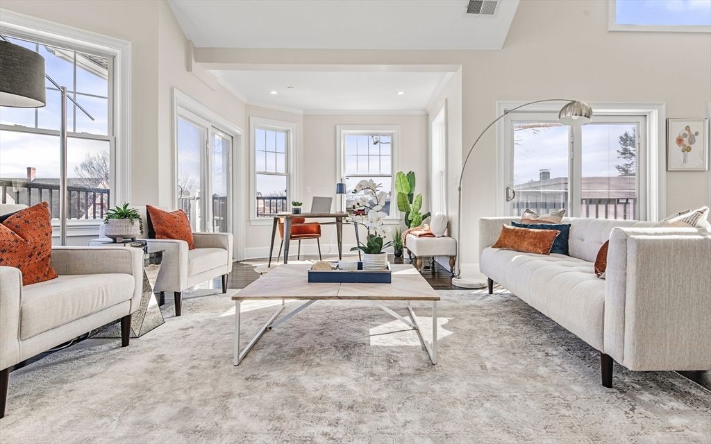 Interior, Living room, Recessed Lighting