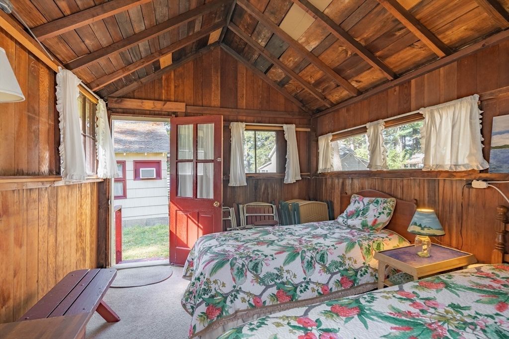 Bedroom, Interior, Wooden Beams, Wooden Ceilings, Wooden Walls