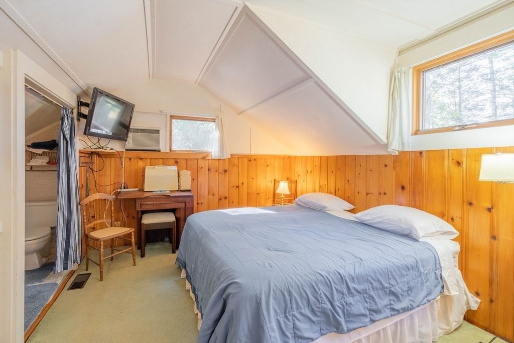 Bedroom, Interior, Wooden Walls