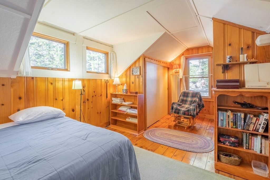 Bedroom, Interior, Wood Texture Flooring, Wooden Walls