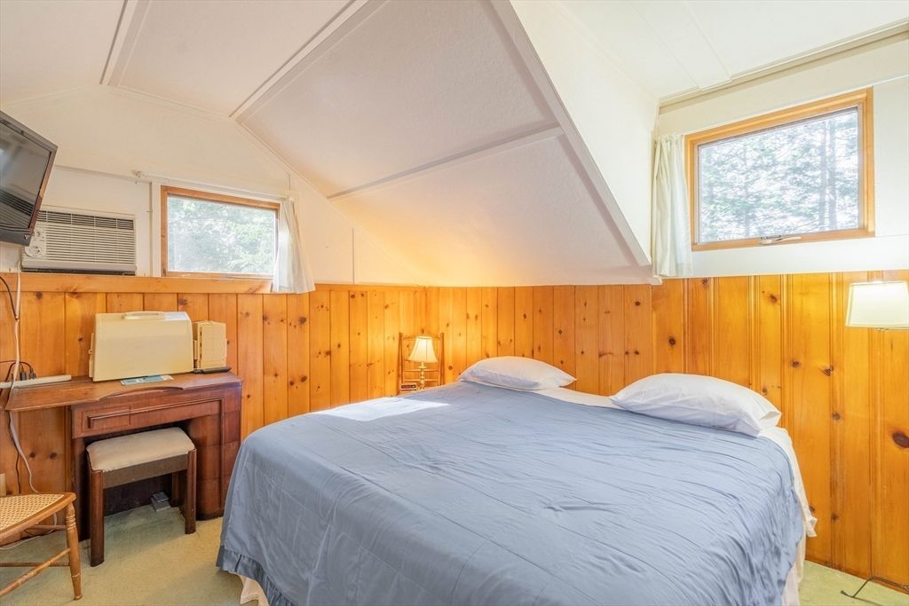Bedroom, Interior, Wooden Walls