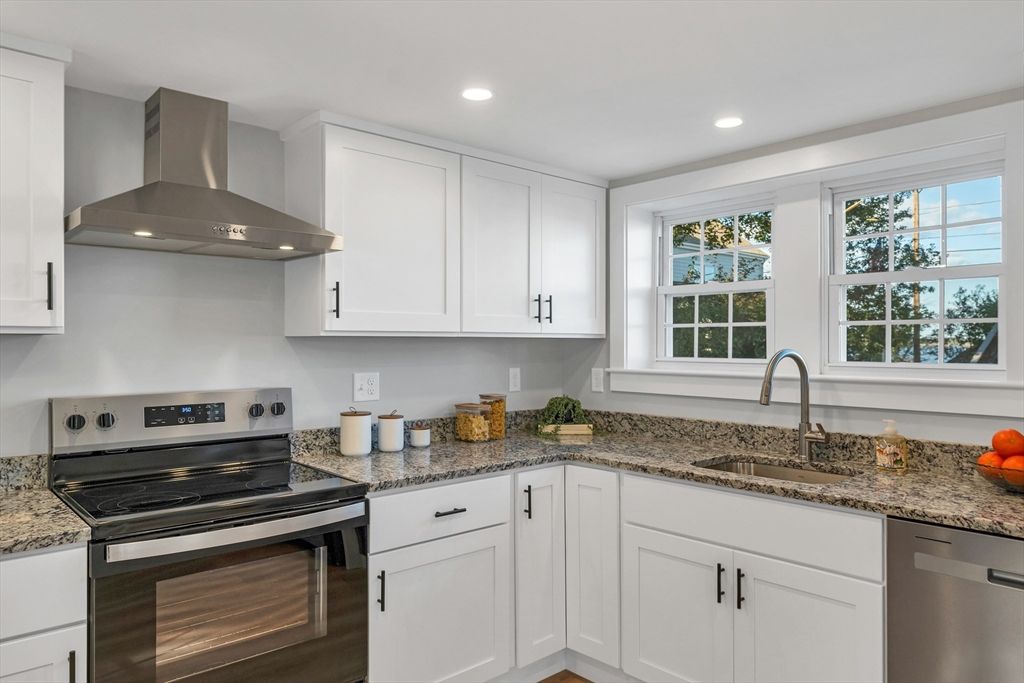 Interior, Kitchen, Recessed Lighting, Stainless Steel Appliances