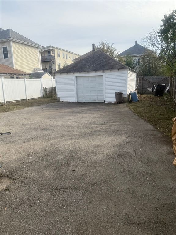 Backyard, Detached Garage, Exterior