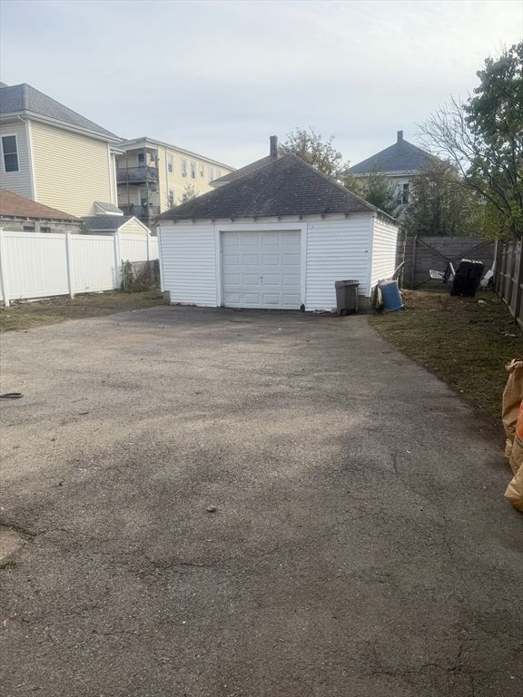 Backyard, Detached Garage, Exterior