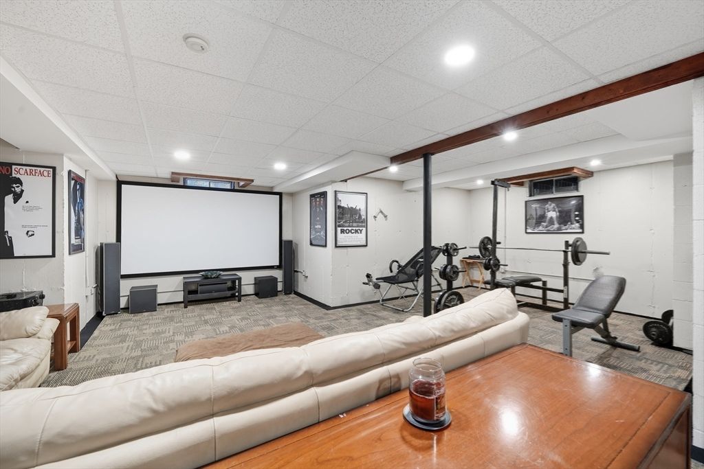 Fitness Equipment, Interior, Projection Screen, Recessed Lighting