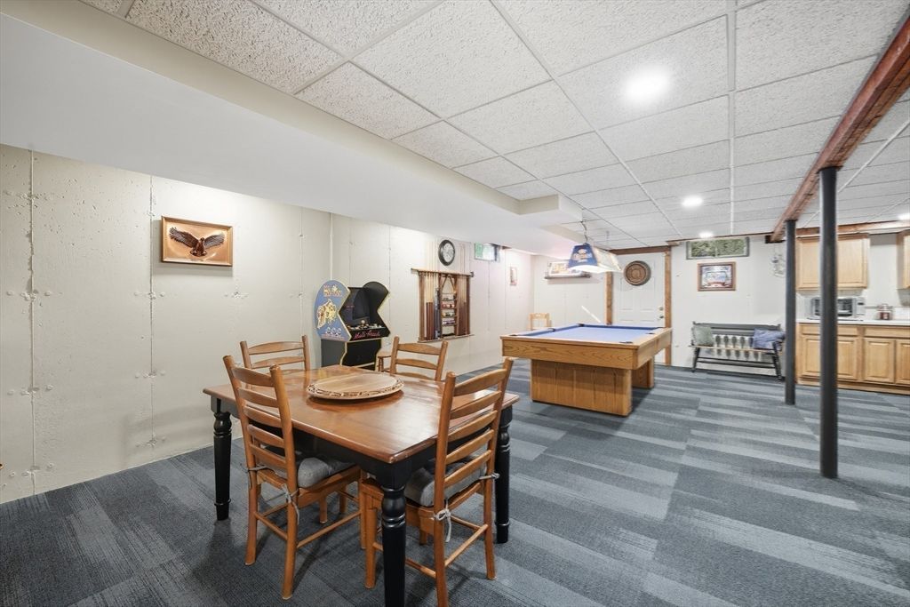 Billiard Table, Dining room, Game Room, Interior, Pendant Lights, Recessed Lighting