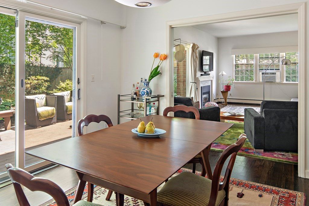 Dining room, Interior, Wood Texture Flooring