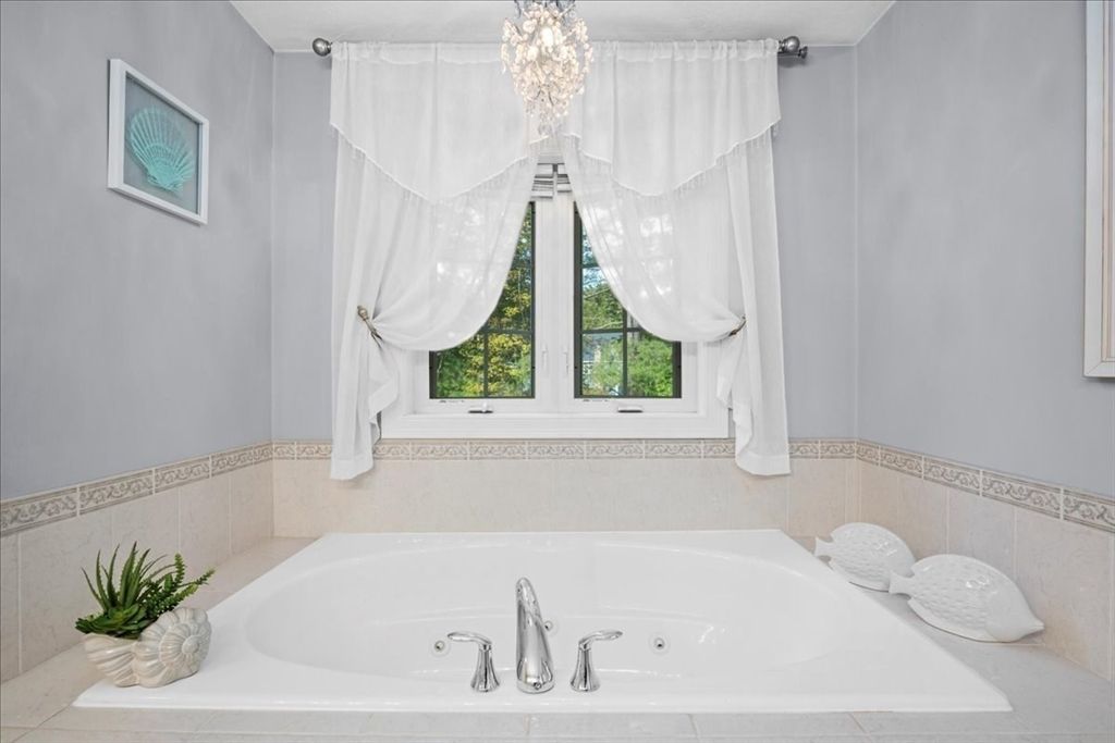Bathroom, Chandelier, Interior