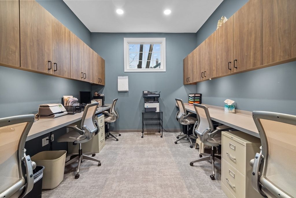 Home Office, Interior, Recessed Lighting