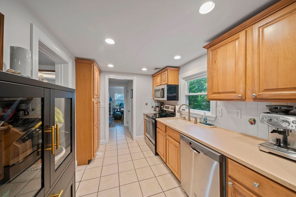 Interior, Kitchen, Recessed Lighting, Stainless Steel Appliances