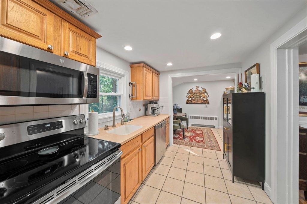 Interior, Kitchen, Recessed Lighting, Stainless Steel Appliances
