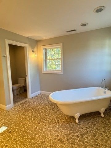 Bathroom, Free Standing Baths, Interior, Recessed Lighting