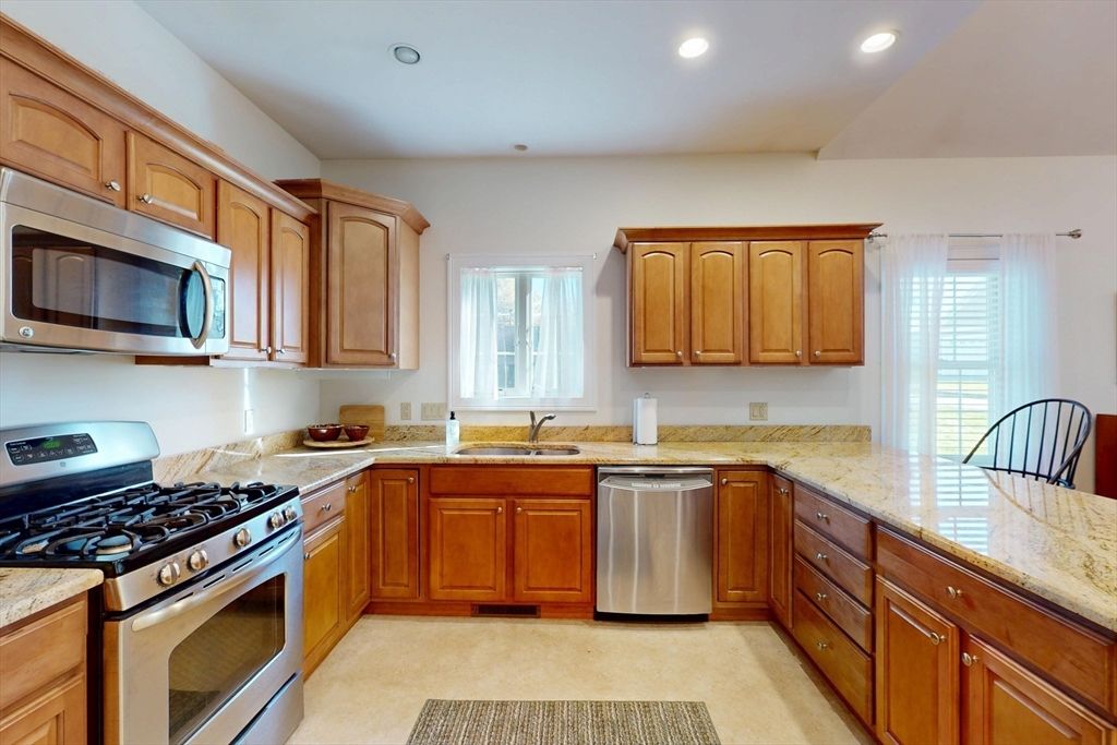 Interior, Kitchen, Recessed Lighting, Stainless Steel Appliances