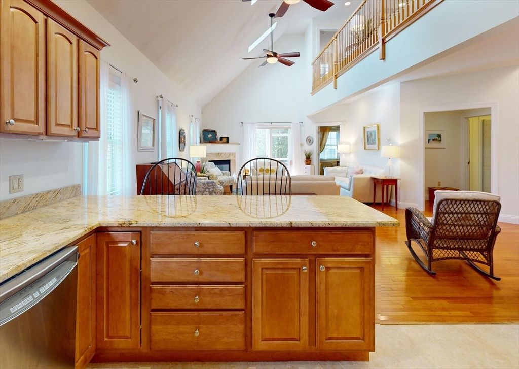 Interior, Kitchen, Living room, Wood Texture Flooring