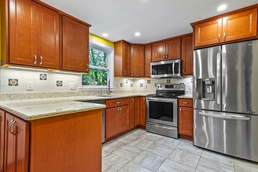 Interior, Kitchen, Recessed Lighting, Stainless Steel Appliances