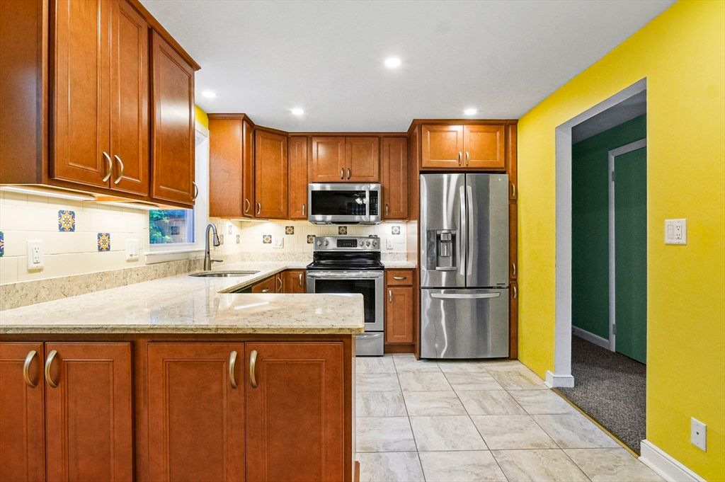 Interior, Kitchen, Recessed Lighting, Stainless Steel Appliances