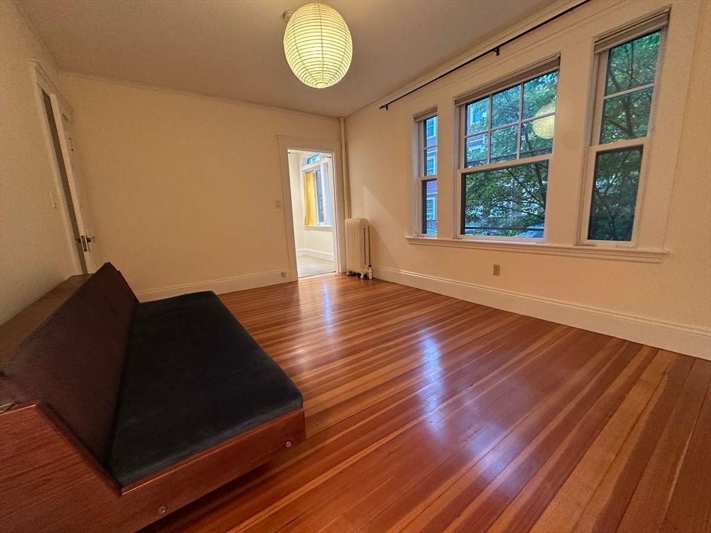 Bedroom, Interior, Pendant Lights, Wood Texture Flooring