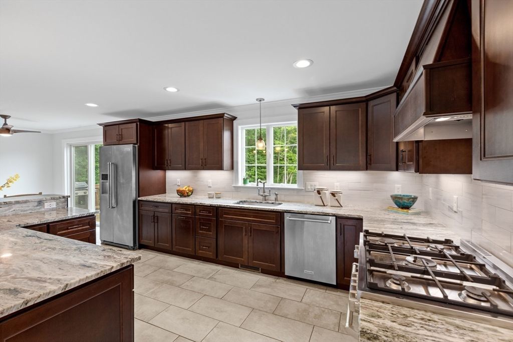 Interior, Kitchen, Recessed Lighting, Stainless Steel Appliances