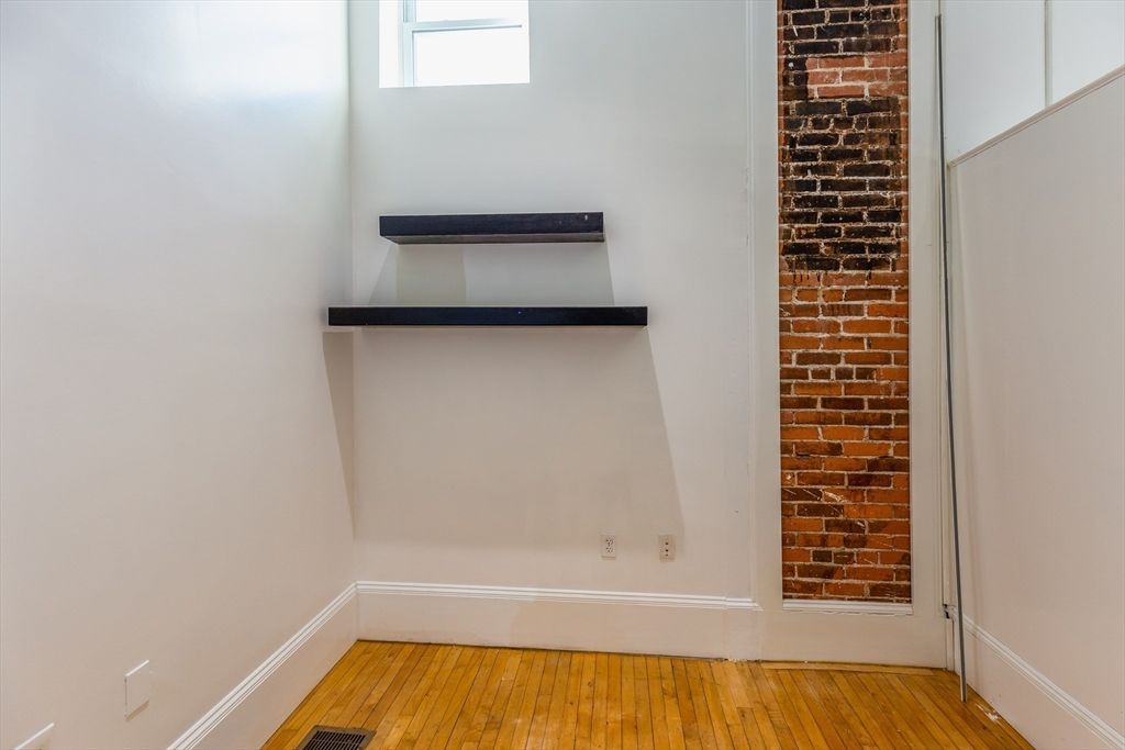 Interior, Stone Walls, Wood Texture Flooring