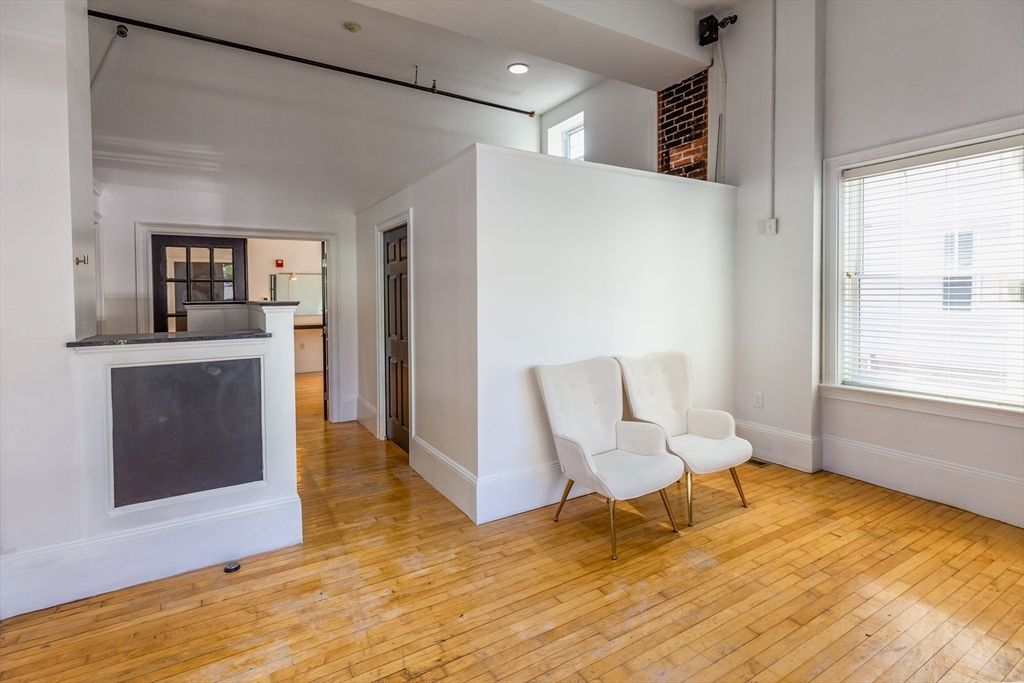 Fireplace, Interior, Recessed Lighting, Wood Texture Flooring